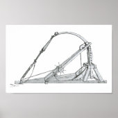 Catapult, Leonardo da Vinci Poster (Voorkant)