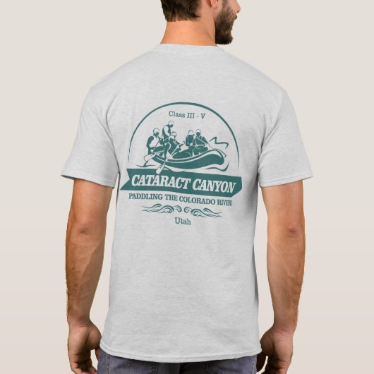 Cataract Canyon (rafting2) T-shirt (Achterkant)