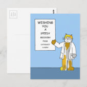 Cataract Chirgery Snelle recovery Briefkaart (Voorkant / Achterkant)