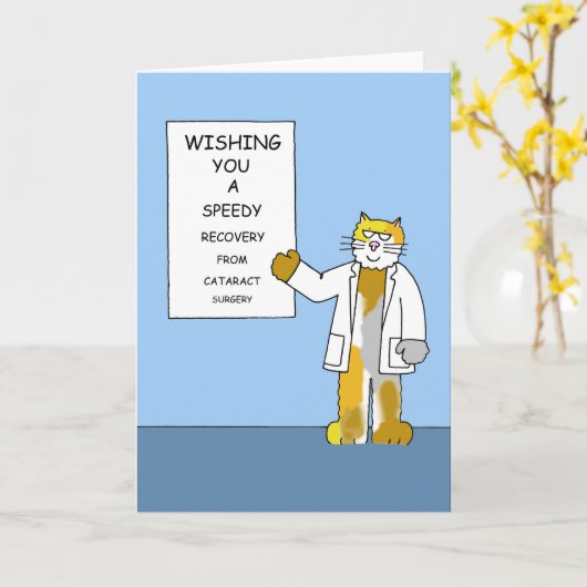 Cataract Chirgery Snelle recovery Kaart (Gele Bloem)