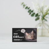 CATaract-chirurgie Visitekaartje (Staand voorkant)