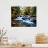 Cataract Falls in de VS Poster (Keuken)