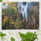 Cataract Falls in de VS Theedoek (Gevouwen)