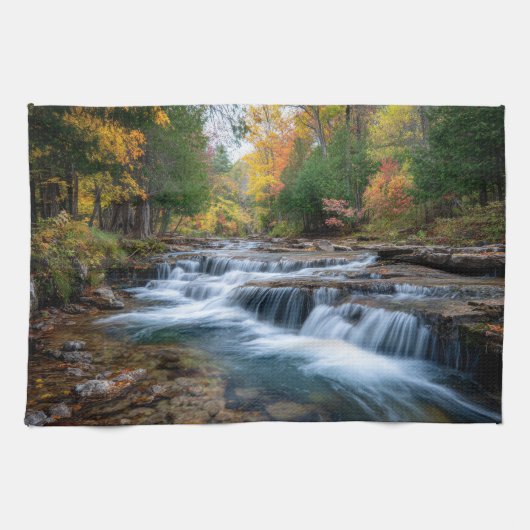 Cataract Falls in de VS Theedoek (Horizontaal)