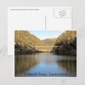 cataract gorge-brug briefkaart (Voorkant / Achterkant)