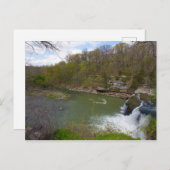Cataract Herfsten, Bovenste Herfsten, Indiana Briefkaart (Voorkant / Achterkant)