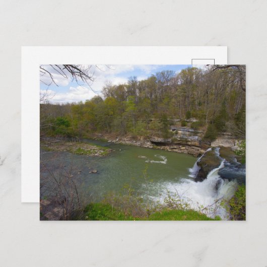 Cataract Herfsten, Bovenste Herfsten, Indiana Briefkaart (Voorkant / Achterkant)