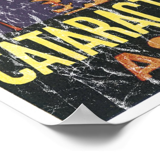 Cataract Hotel - distressed Poster (Hoek)