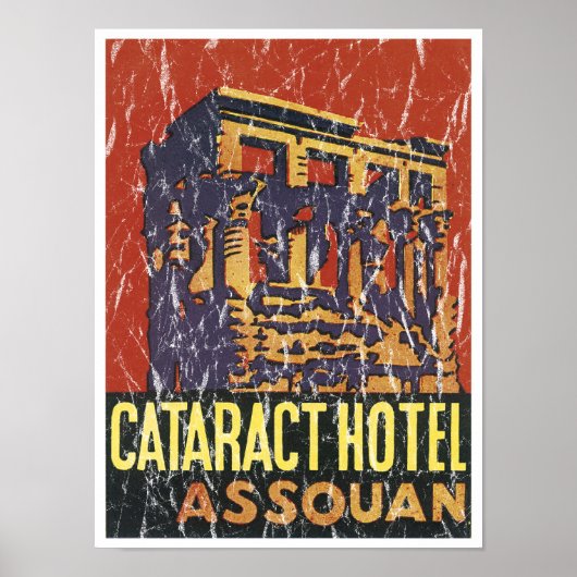 Cataract Hotel - distressed Poster (Voorkant)