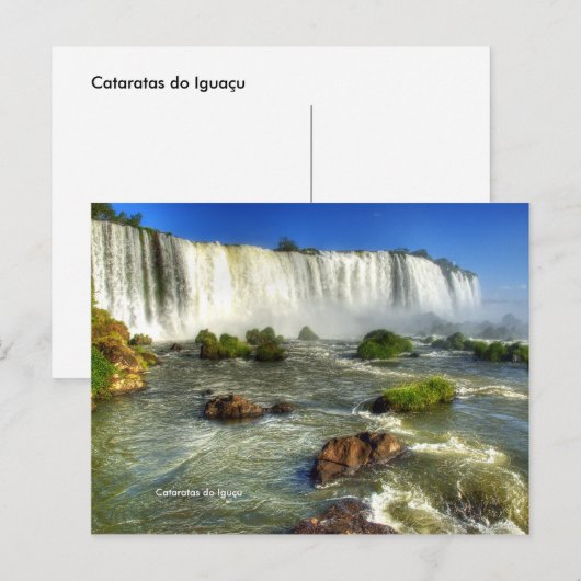 Cataratas do Iguaçu Briefkaart (Voorkant / Achterkant)