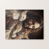 #CATARMY Officiële "Jezus houdt van katten" PuzzlY Legpuzzel (Horizontaal)