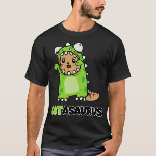 Catasaurus Cat Dino Costume Dinosaur T-shirt