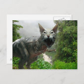 Catasaurus Rex Briefkaart (Voorkant / Achterkant)