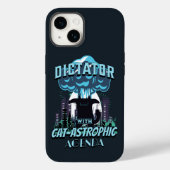 Catastrofaal grappig kattenontwerp Case-Mate iPhone case (Achterkant)