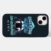 Catastrofaal grappig kattenontwerp Case-Mate iPhone case (Achterkant (horizontaal))