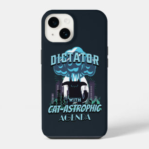 Catastrofaal grappig kattenontwerp iPhone 14 hoesje