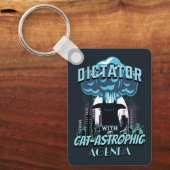 Catastrofaal grappig kattenontwerp sleutelhanger (Voorkant)