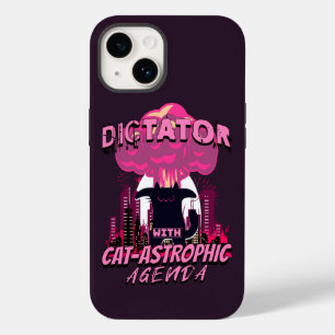 Catastrofale grappige boze kat citaat Case-Mate iPhone 14 hoesje
