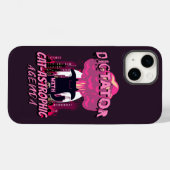 Catastrofale grappige boze kat citaat Case-Mate iPhone case (Achterkant (horizontaal))