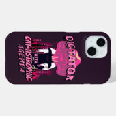 Catastrofale grappige boze kat citaat Case-Mate iPhone case (Achterkant (horizontaal))