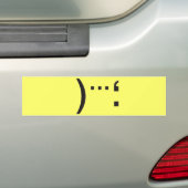 catastrofe bumpersticker (Op auto)