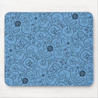 Catastrofe mousepad, blauw muismat