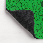 Catastrofe mousepad, groen muismat (Hoek)
