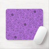 Catastrofe mousepad, lila muismat (Met muis)