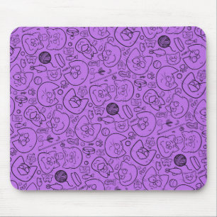 Catastrofe mousepad, lila muismat