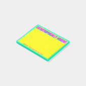 CATASTROFISCH DRINGEND (geel) Post-it® Notes (Schuin)