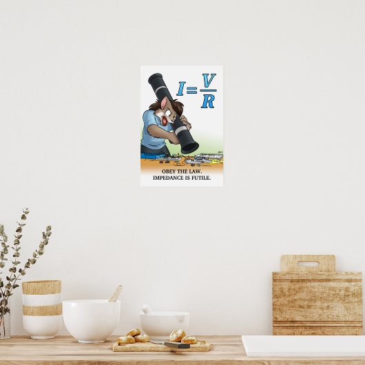 Catastrophe van het College - Poster - Wet van Ohm (Keuken)