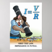 Catastrophe van het College - Poster - Wet van Ohm (Voorkant)