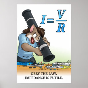 Catastrophe van het College - Poster - Wet van Ohm