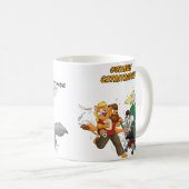 Catastropine aan het College - Mok - Molten metal (Voorkant rechts)