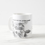 Catastropine aan het College - Mok - Molten metal (Voorkant links)