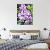 Catawbiense Boursault Rhododendrons, Oregon Canvas Afdruk (Insitu (Slaapkamer))