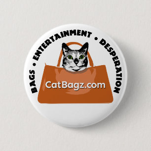 CatBagz.com Markeringen * Entertainment * Verval Ronde Button 5,7 Cm