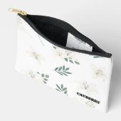 Catberry | Minimalist Floral Pattern Pouch Etui (Open)