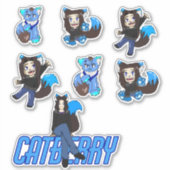 Catberry - Stickers (Voorkant)