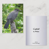 Catbird ATC Visitekaartje (Voorkant / Achterkant)