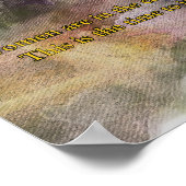 Catbird met citaat van Vivek Wadwha Poster (Hoek)