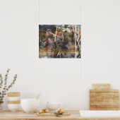 Catbird met citaat van Vivek Wadwha Poster (Keuken)