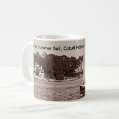 Catboat Summer Sail, Cotuit Harbor 2025 Coffee Mug Koffiemok (Voorkant links)