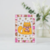 catcard briefkaart (Staand voorkant)
