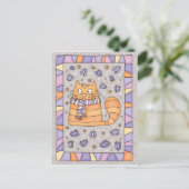 catcard briefkaart (Staand voorkant)