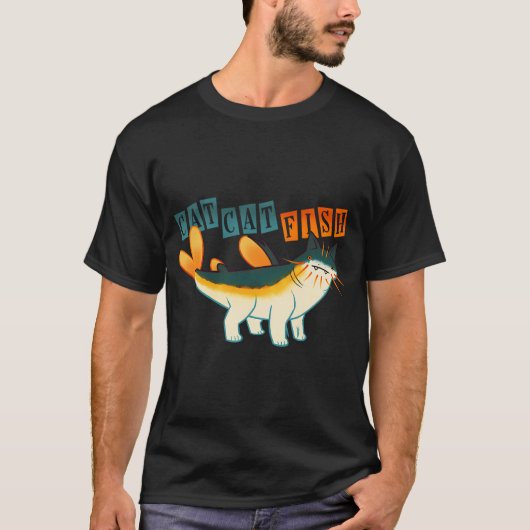 CatCatFish (Witte tonijn) T-shirt (Voorkant)