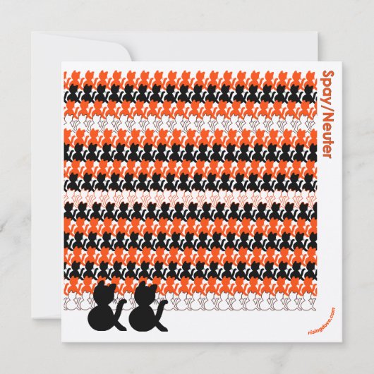 "Catcetera: Spay/Neuter" Sla de vogels op Feestdagenkaart (Voorkant)