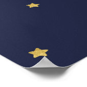 Catch A Star Bunny Elephant Baby Shower Welcome Poster (Hoek)