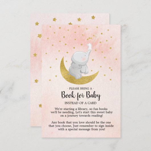 Catch A Star Bunny Elephant Book voor Baby Kaart (Voorkant / Achterkant)