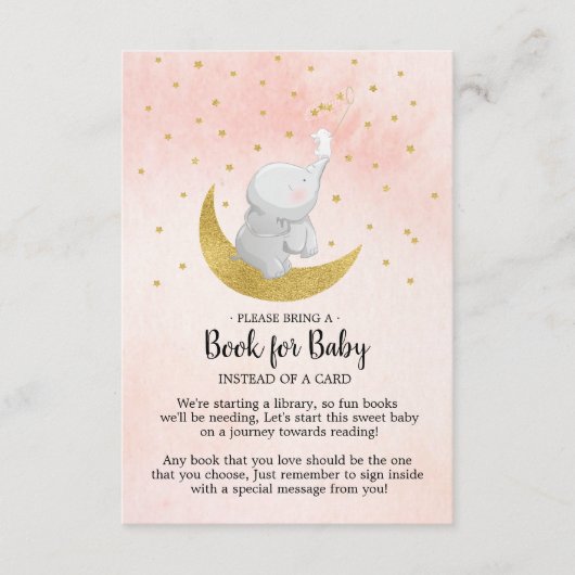 Catch A Star Bunny Elephant Book voor Baby Kaart (Voorkant)